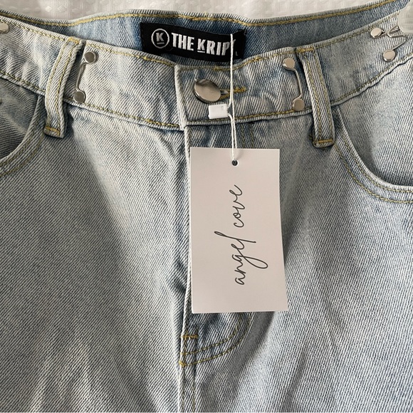 THE KRIPT - BAGGY RIPPED JEANS WITH DETAIL - SIZE L - Picture 3 of 4